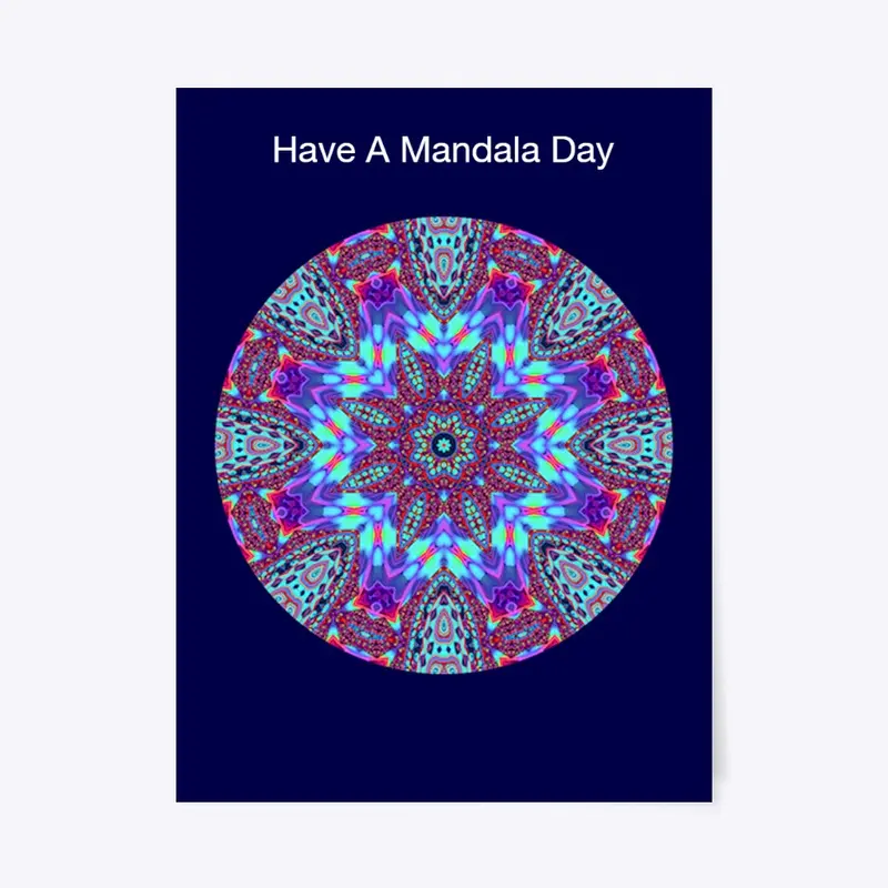 Beautiful Kaleidoscope Mandala Poster