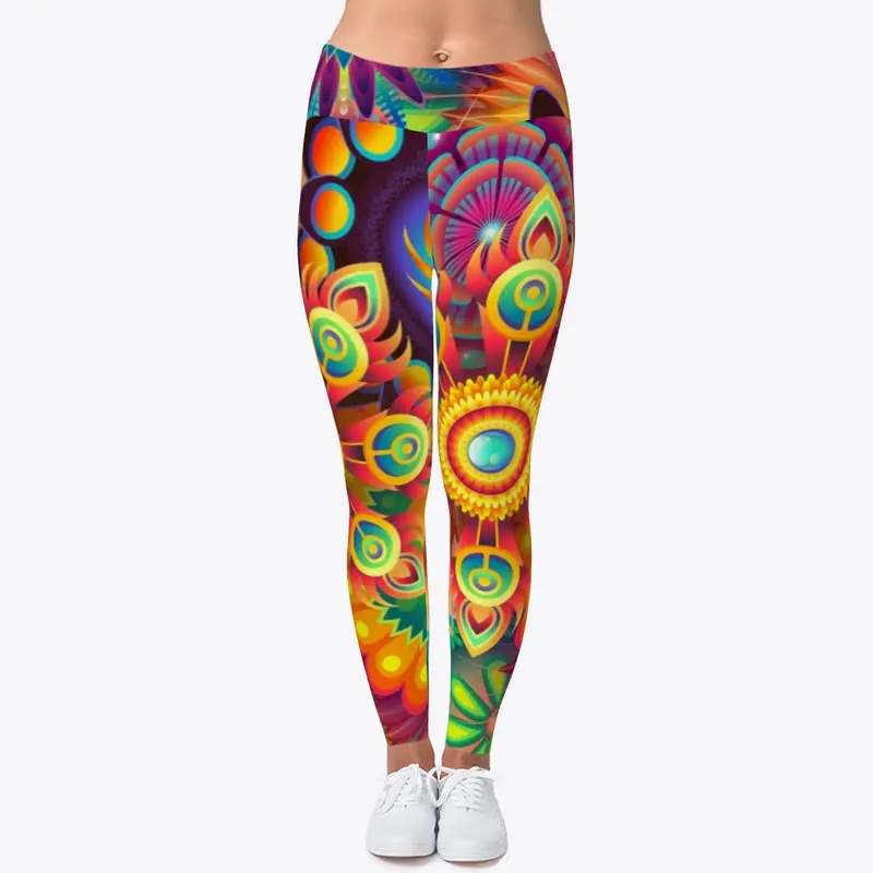 Psychedelic Colors Leggings