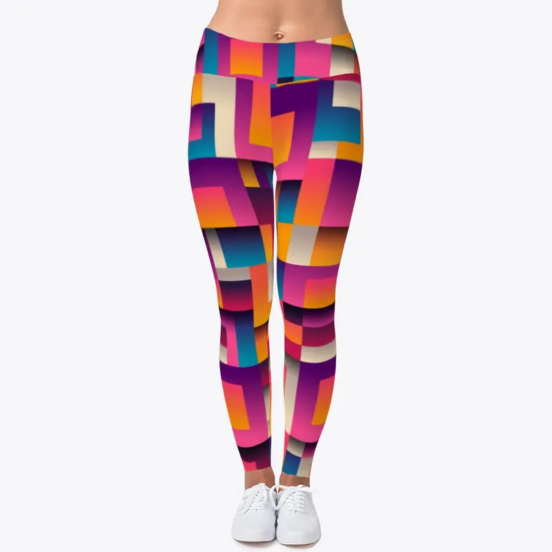 Colorful Squares | Leggings