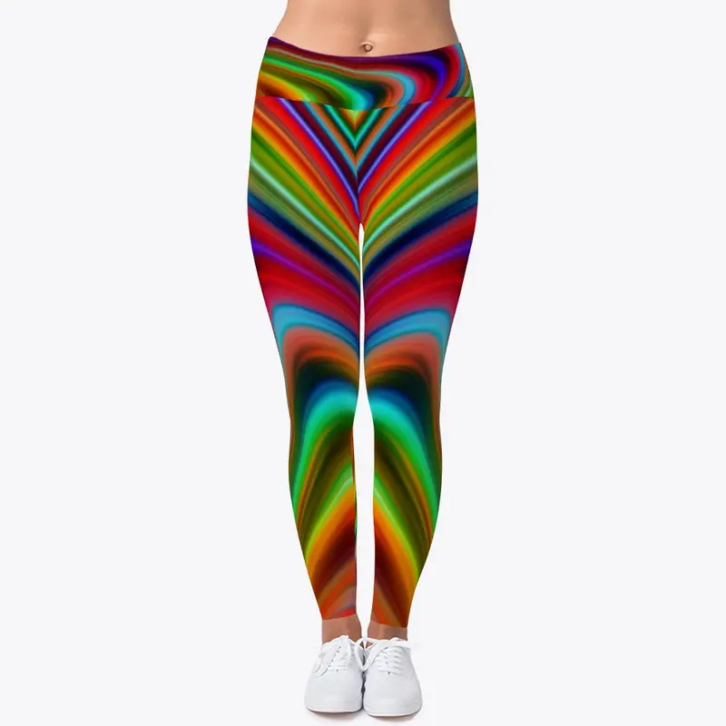 Swirl Leggings. Fun Design.  