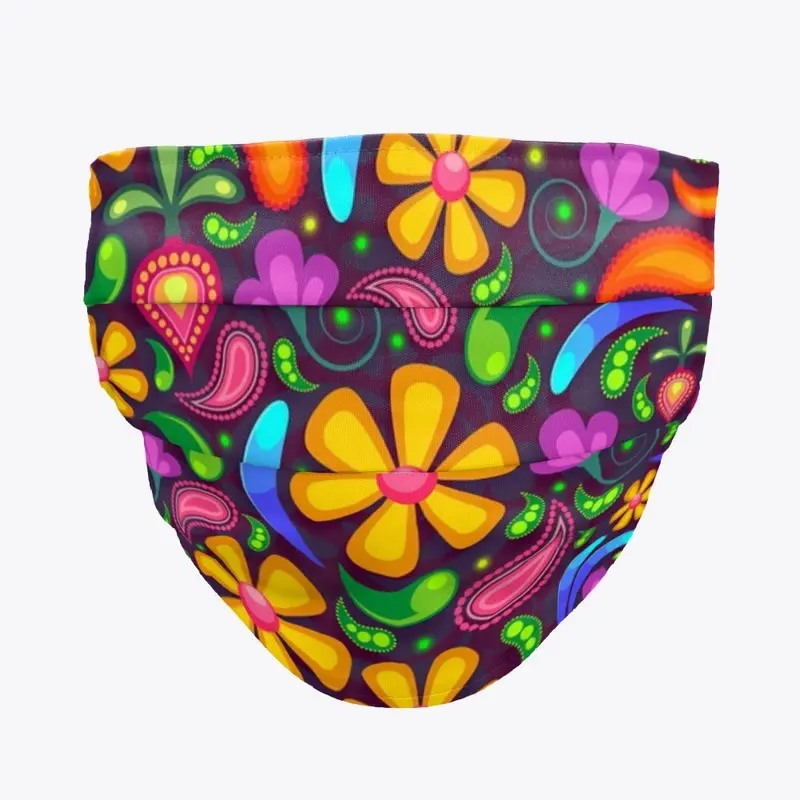 Flower Power Face Mask