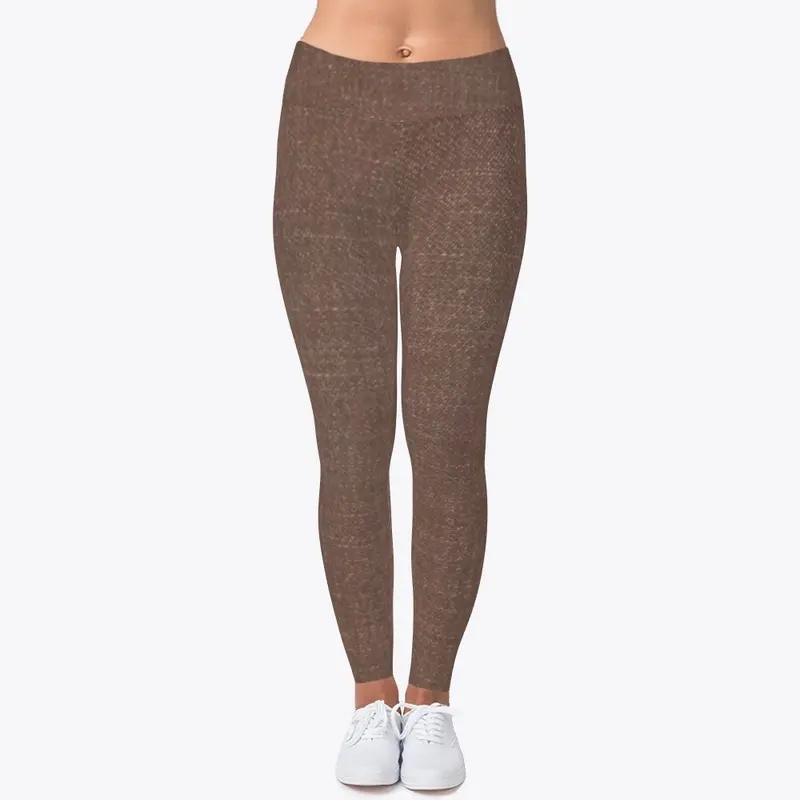 Brown | Leggings | Yoga Pants  