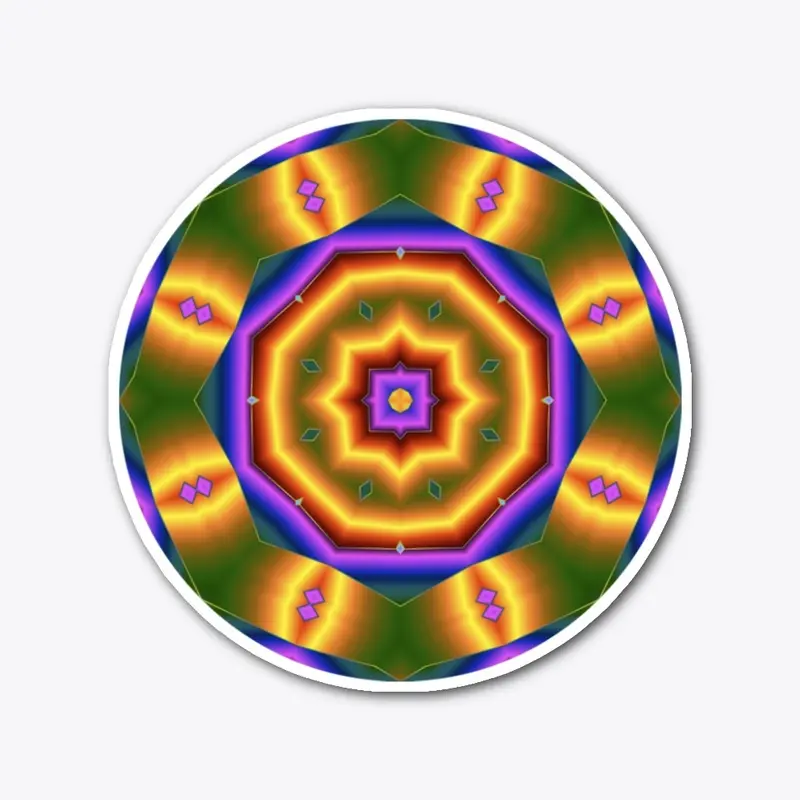 Beautiful Kaleidoscope Mandala 